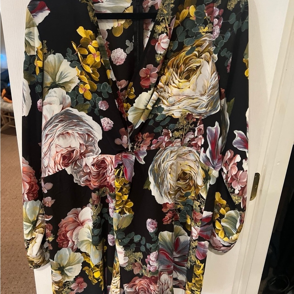 Express Multicolor Floral Romper